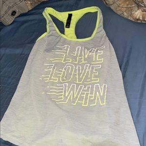 Athletic tank top
